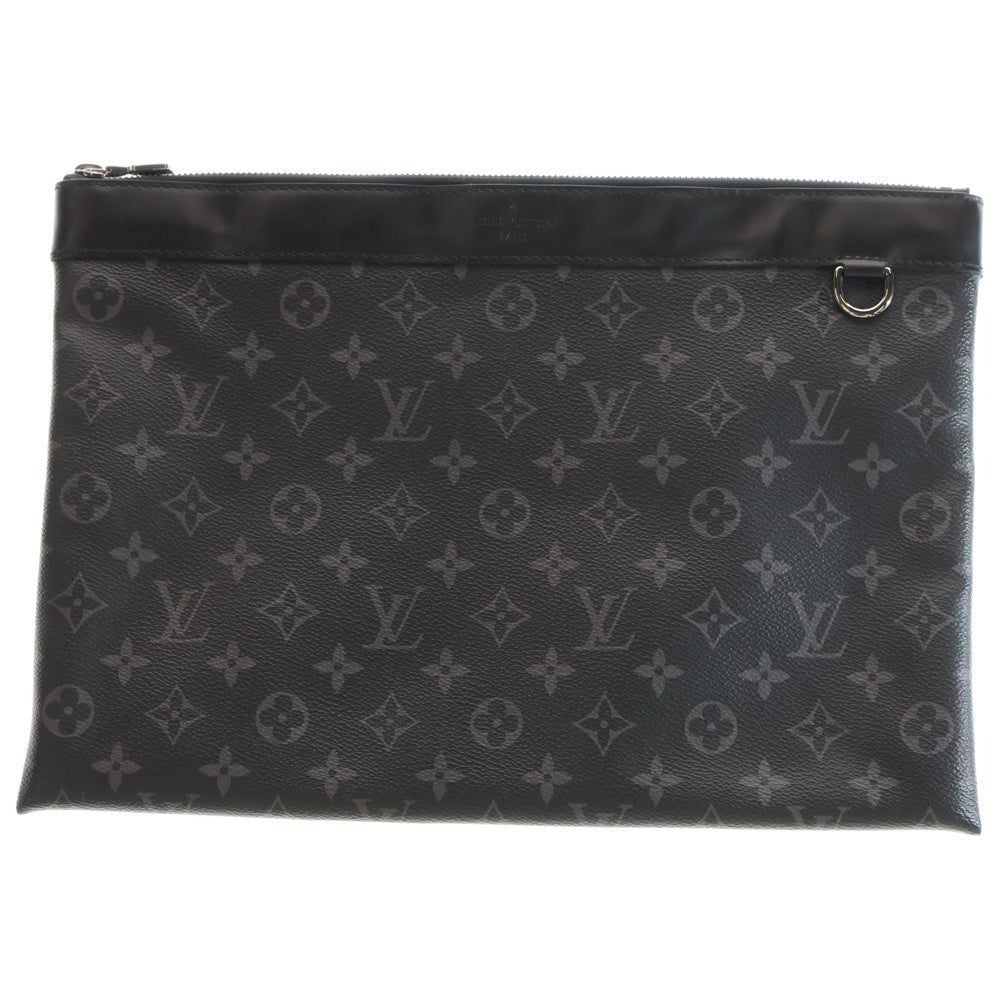 LOUIS VUITTON(ルイヴィトン) モノグラムエクリプス ポシェットディスカバリー クラッチバッグ セカンドバッグ ケース ポーチ ブラック PVC M62291