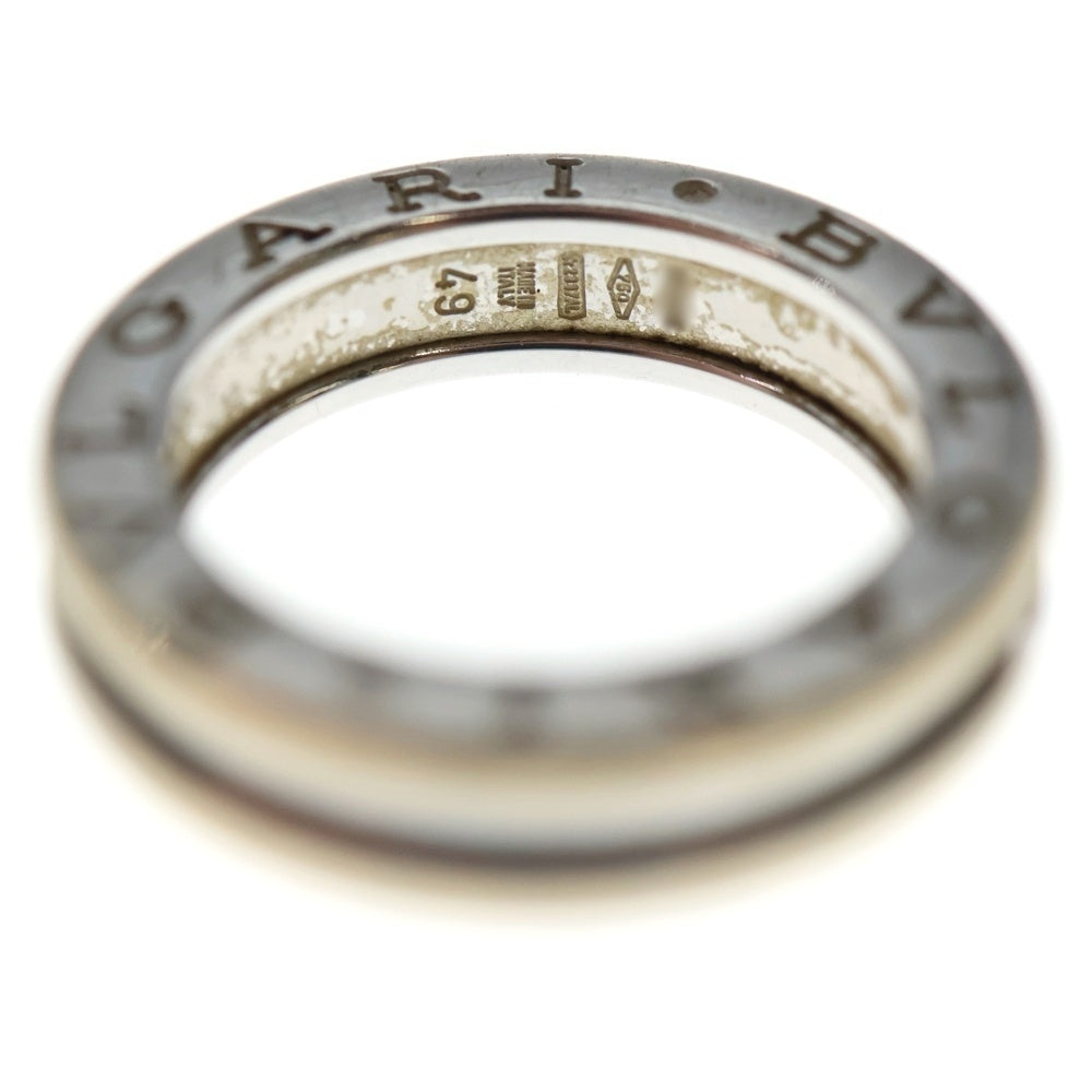 BVLGARI(ブルガリ) B-Zero1 ビーゼロワン 1バンド リング 指輪 K18WG ホワイトゴールド 9号