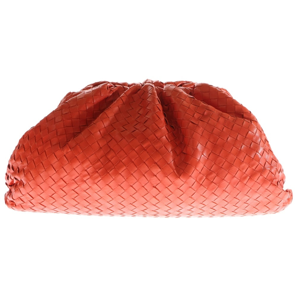 BOTTEGA VENETA(ボッテガヴェネタ) イントレチャート ザポーチ セカンドバッグ ケース バッグ レッド レザー