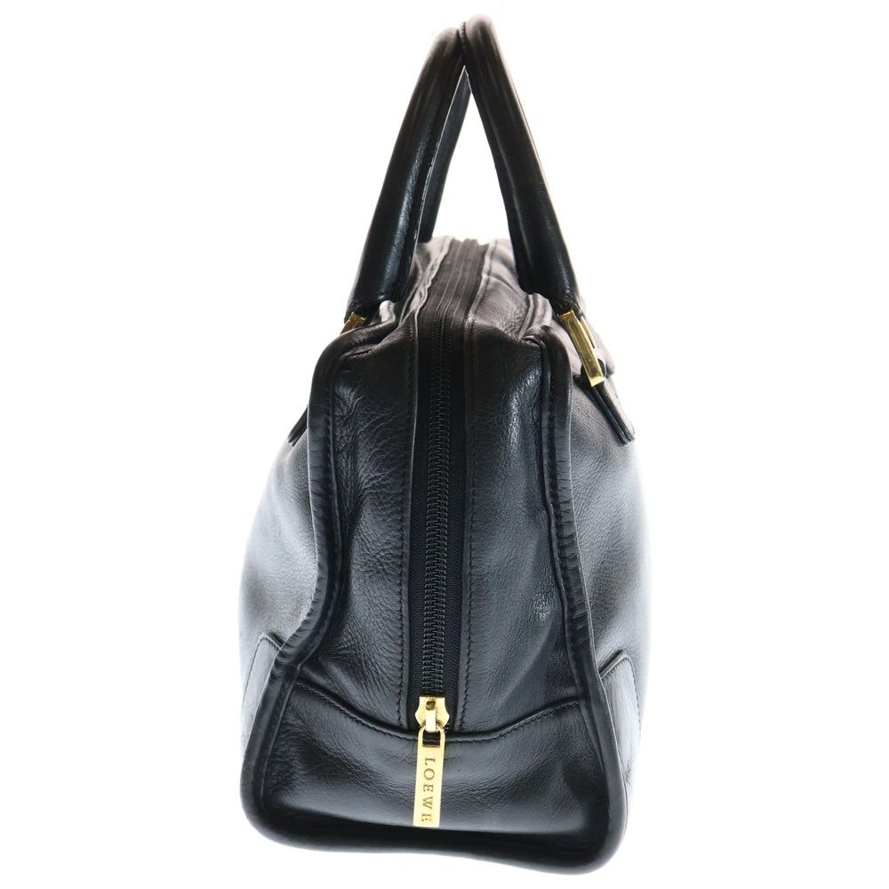 LOEWE(ロエベ) アマソナ 26 ハンドバッグ ミニボストンバッグ ブラック レザー ゴールド金具 レディース