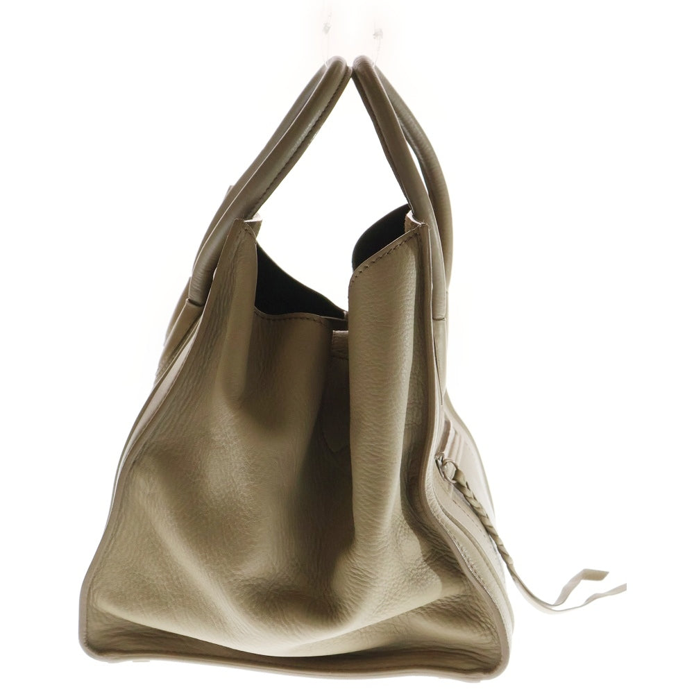 CELINE(セリーヌ) ラゲージ ファントム ハンドバッグ トートバッグ ベージュ レザー レディース