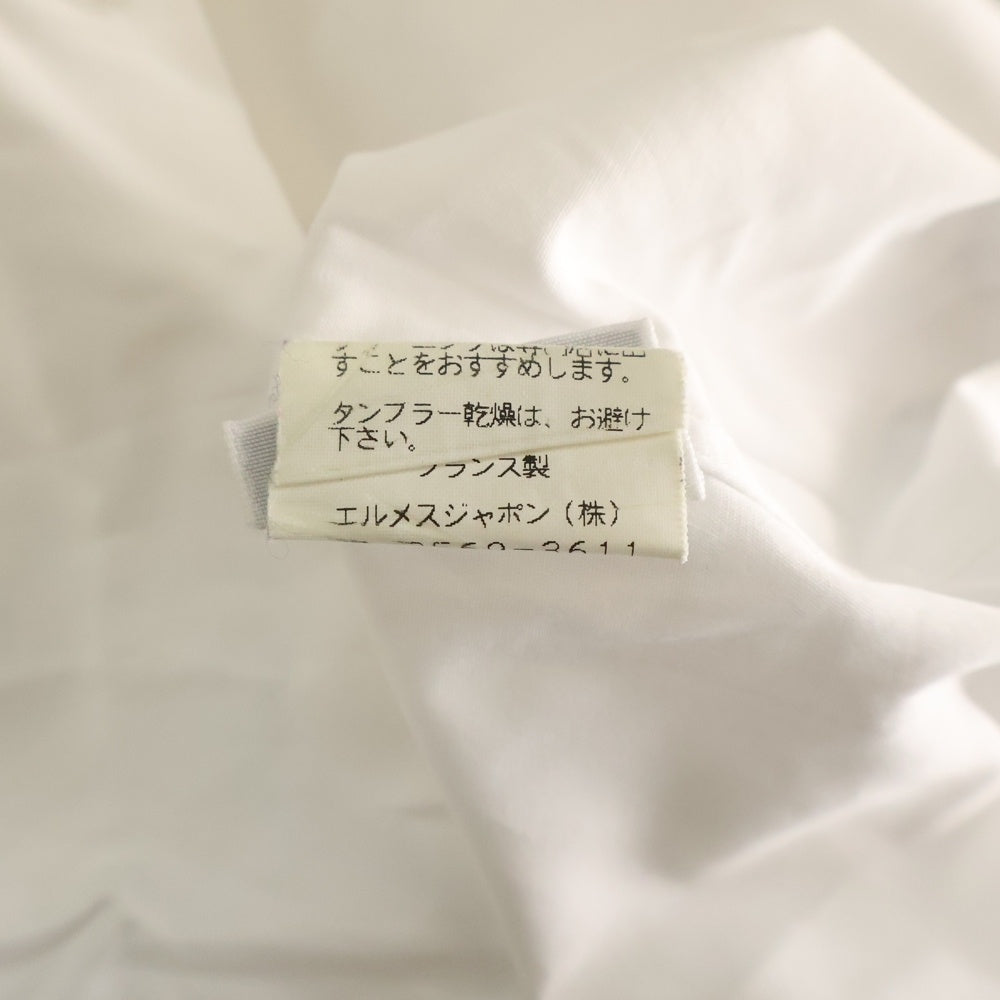 HERMES(エルメス) セリエカフスボタン コットン 長袖シャツ ホワイト