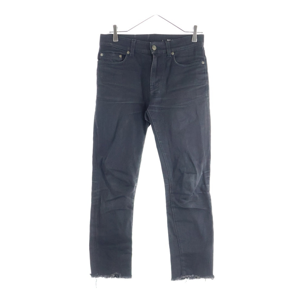 SAINT LAURENT PARIS(サンローランパリ) 16AW カットオフ ストレッチ スリムスキニー デニムパンツ ジーンズ ブラック 419849