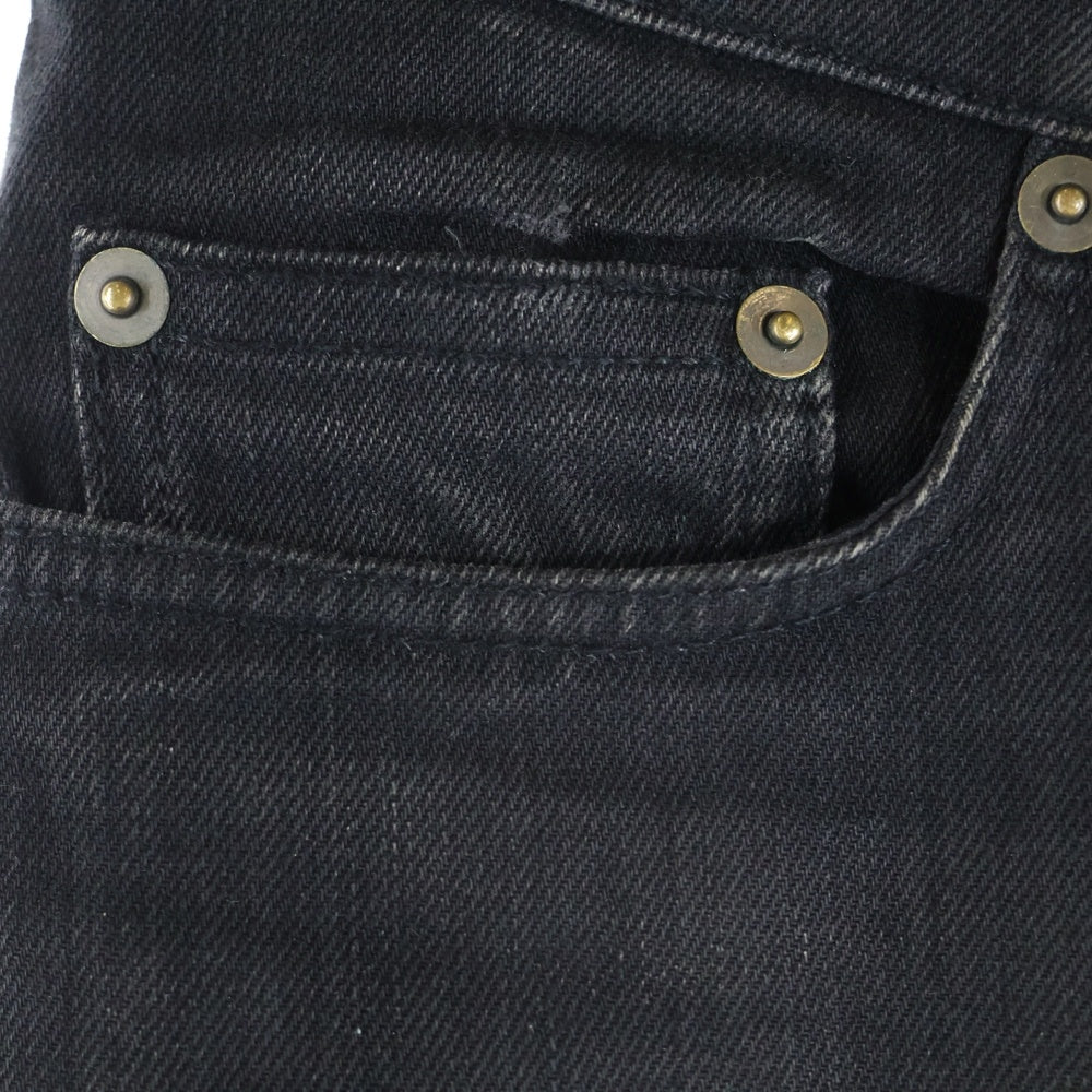 SAINT LAURENT PARIS(サンローランパリ) 16AW カットオフ ストレッチ スリムスキニー デニムパンツ ジーンズ ブラック 419849