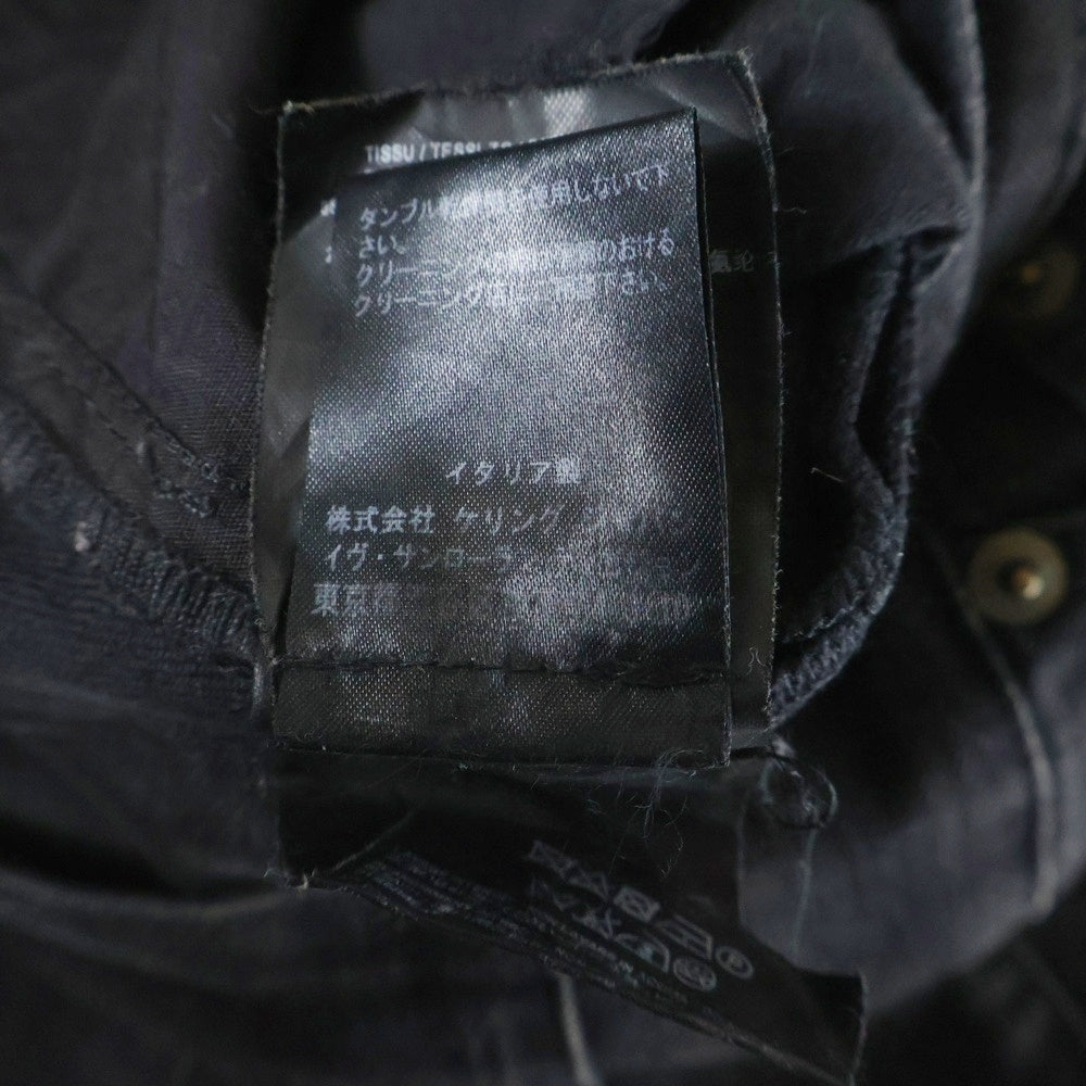 SAINT LAURENT PARIS(サンローランパリ) 16AW ダメージ加工 ニークラッシュ ストレッチ スリムスキニー デニムパンツ ジーンズ ブラック 441240