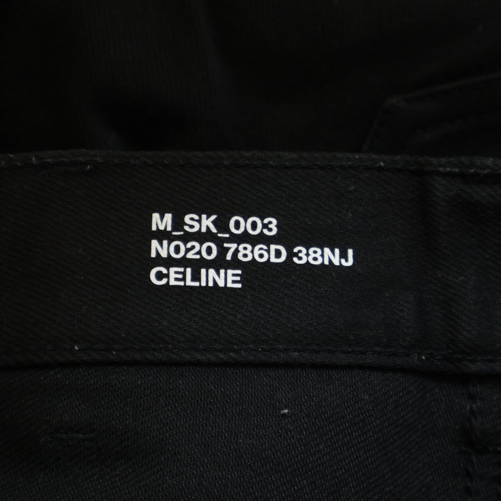 CELINE(セリーヌ) 20AW ストレッチ スリムスキニー デニムパンツ ジーンズ ブラック N020 786D 38NJ