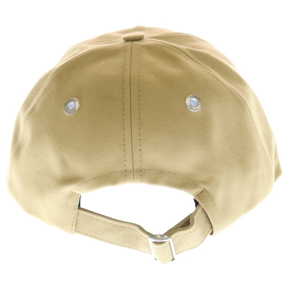 ami paris(アミパリス) Ami De Coeur アミ ドゥ クール ハートロゴ 刺繍 6パネル ベースボールキャップ 帽子 ベージュ BFUCP006.AW0041