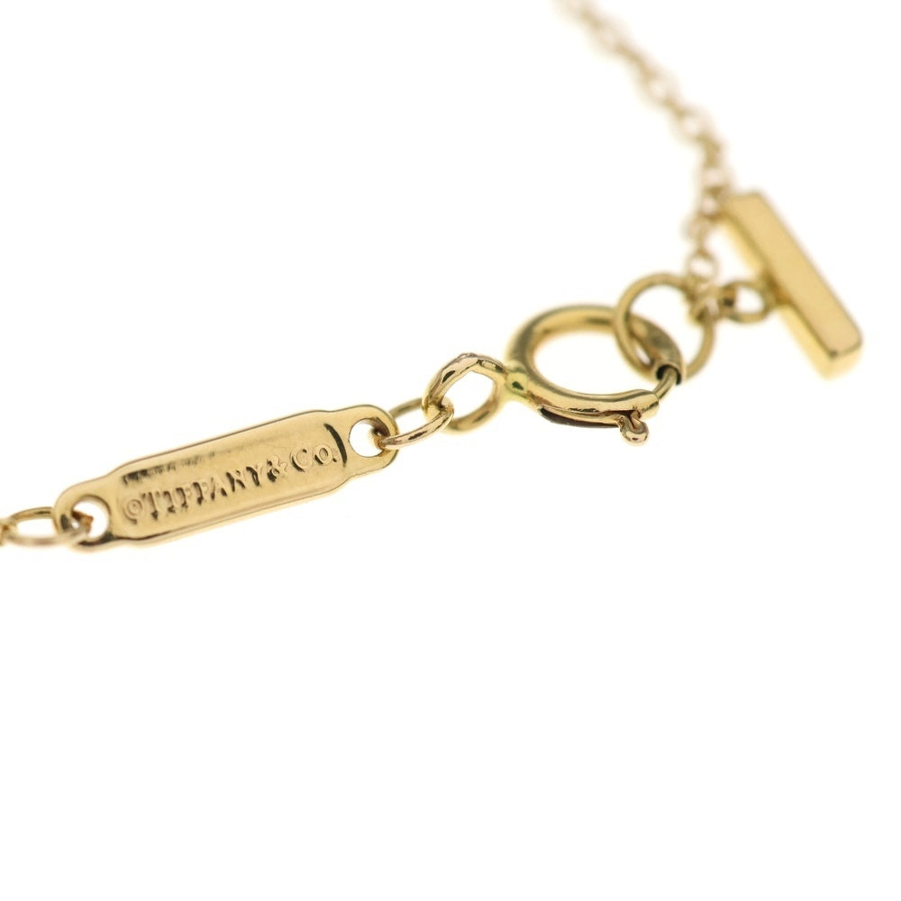 TIFFANY & Co.(ティファニー) Tスマイル ミニ チェーンペンダントネックレス イエローゴールド K18YG レディース
