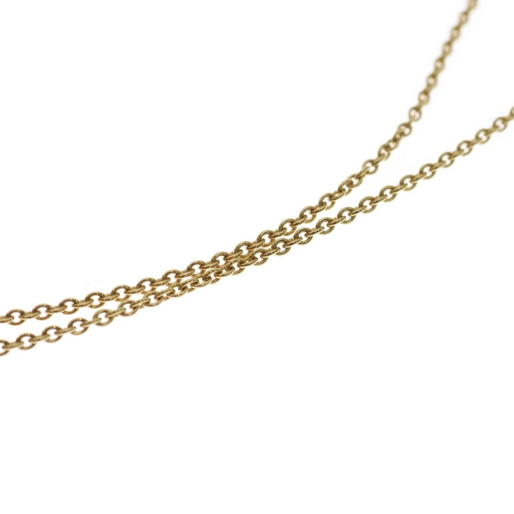 Van Cleef & Arpels(ヴァンクリーフアンドアーペル) ピュアアルハンブラ マザーオブパール ネックレス ペンダント Au750 K18 YG イエローゴールド レディース