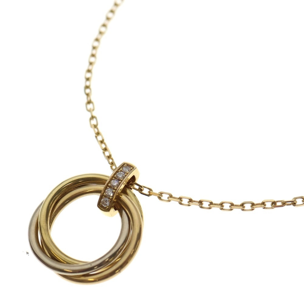 Cartier(カルティエ) トリニティ 5Pダイヤ ネックレス ペンダント Au750 K18 YG/PG/WG ゴールド レディース