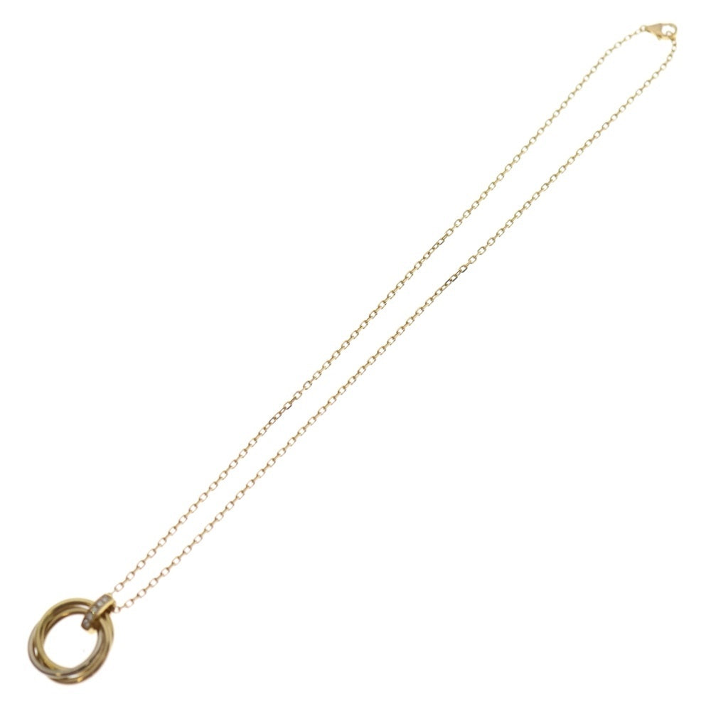 Cartier(カルティエ) トリニティ 5Pダイヤ ネックレス ペンダント Au750 K18 YG/PG/WG ゴールド レディース
