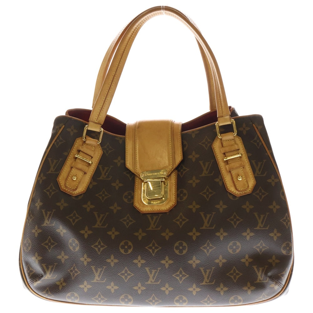 LOUIS VUITTON(ルイヴィトン) モノグラム グリート トートバッグ ハンドバッグ ブラウン PVCレザー M55210