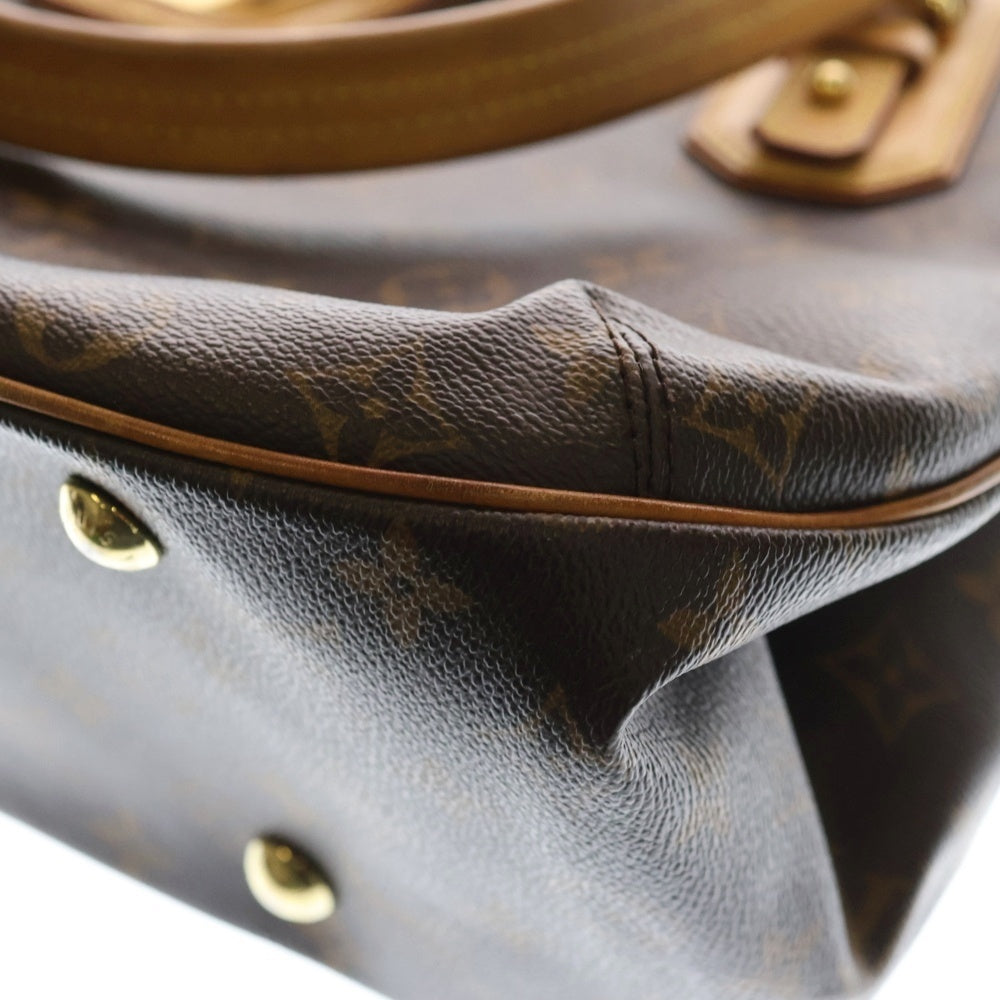 LOUIS VUITTON(ルイヴィトン) モノグラム グリート トートバッグ ハンドバッグ ブラウン PVCレザー M55210