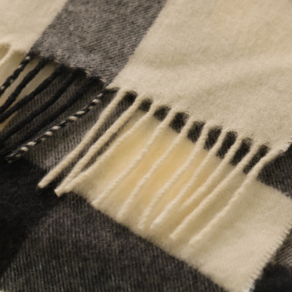 BURBERRY(バーバリー) マフラー ストール アイボリー チェック柄 ウール