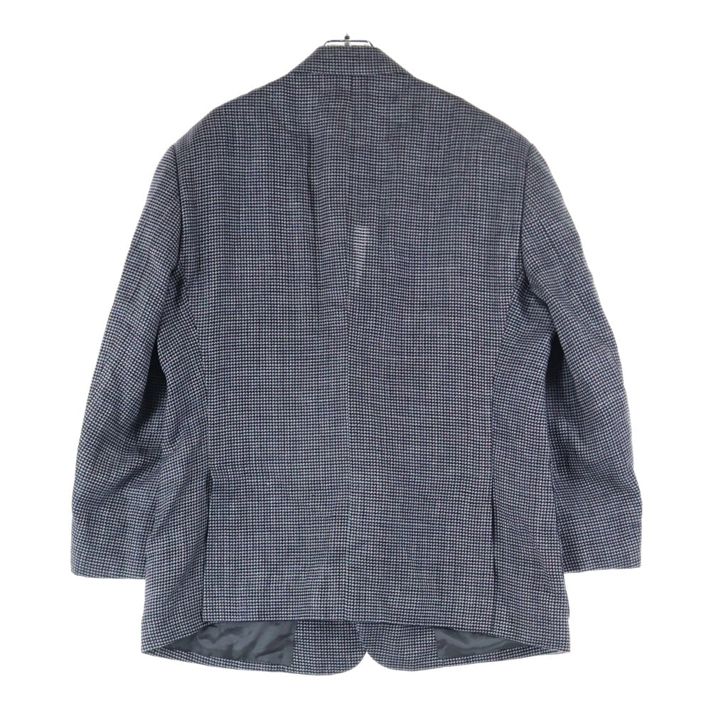 GIORGIO ARMANI(ジョルジオアルマーニ) 総柄 ワッフル生地 シルク混ウール 2B テーラードジャケット グレー 0WGGG0J0 T02JM