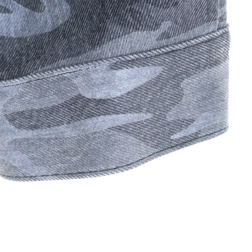 BALENCIAGA(バレンシアガ) 20AW LARGE CAMO PRINT DENIM JACKET ラージカモフラプリントデニムジャケット グレー 620731 TJW55