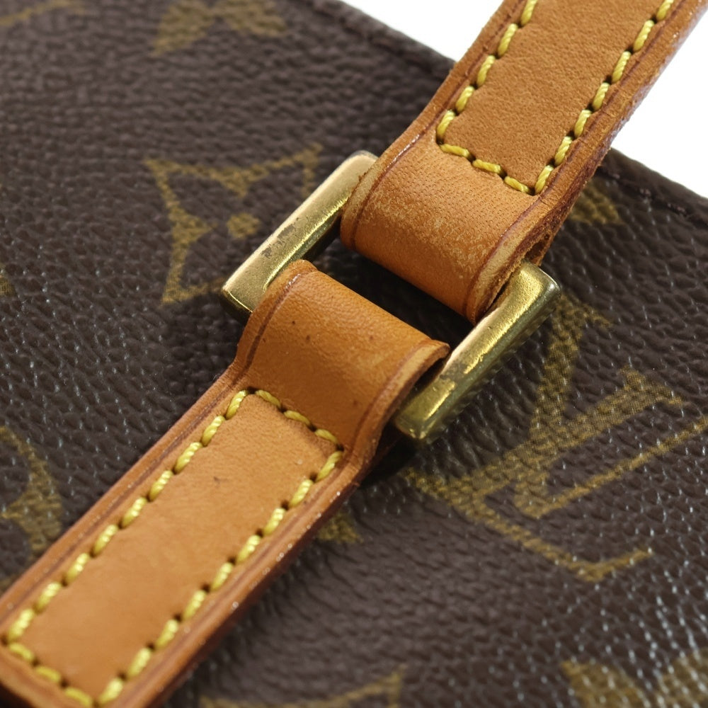 LOUIS VUITTON(ルイヴィトン) モノグラム ヴァヴァンPM ハンドバッグ ミニバッグ トートバッグ ブラウン レザー×PVC M51172 ゴールド金具 レディース