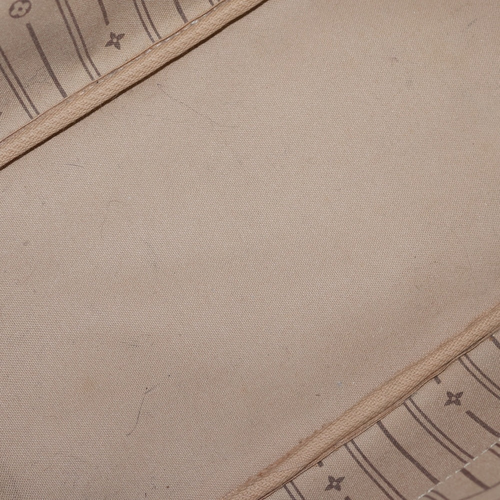 LOUIS VUITTON(ルイヴィトン) モノグラム ネヴァーフルMM 旧型トートバッグ ハンドバッグ ブラウン レザー×PVC M40156 ゴールド金具 レディース