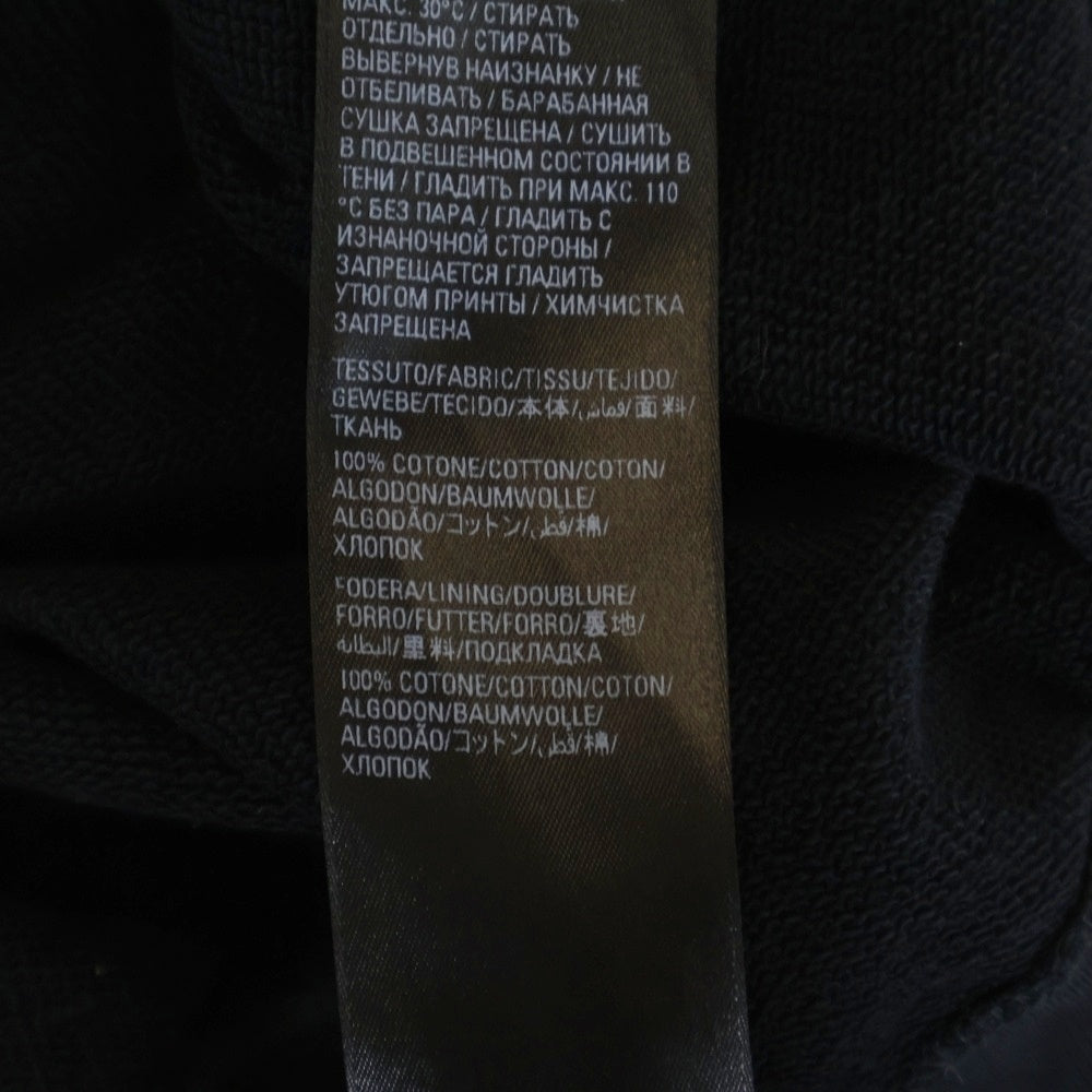 BALENCIAGA(バレンシアガ) 22AW Destroyed Logo Print Hoodie デストロイ ロゴプリント プルオーバースウェットパーカー フーディー ブラック 729361