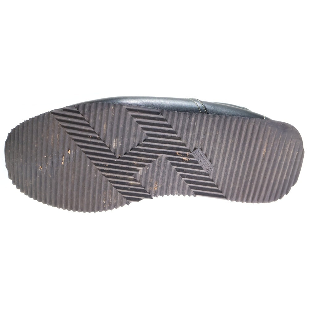 HERMES(エルメス) クイック Hロゴ レザー レースアップ ローカットシューズ スニーカー ブラック レディース