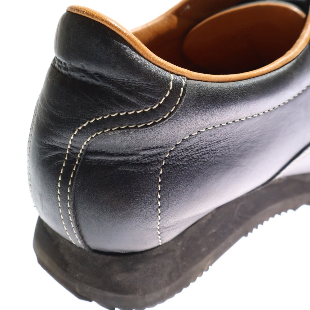 HERMES(エルメス) クイック Hロゴ レザー レースアップ ローカットシューズ スニーカー ブラック レディース