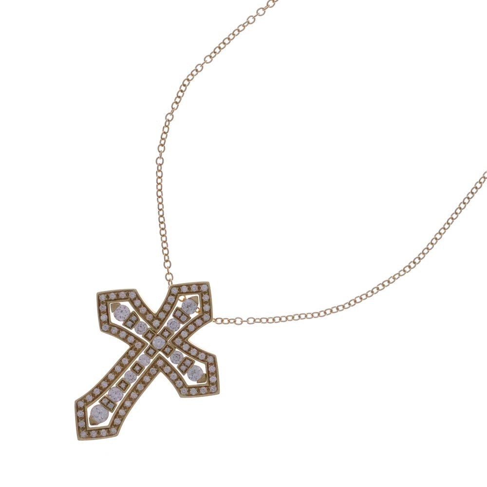 DAMIANI(ダミアーニ) ベルエポック クラウン L ネックレス ダイヤ K18 Au750 YG イエローゴールド ペンダント レディース