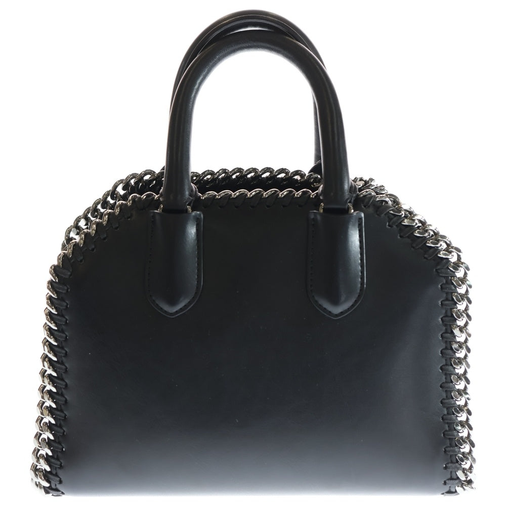 STELLA McCARTNEY(ステラマッカートニー) ファラベラボックス 2wayショルダーバッグ ハンドバッグ ALL IS LOVE ブラック レザー レディース
