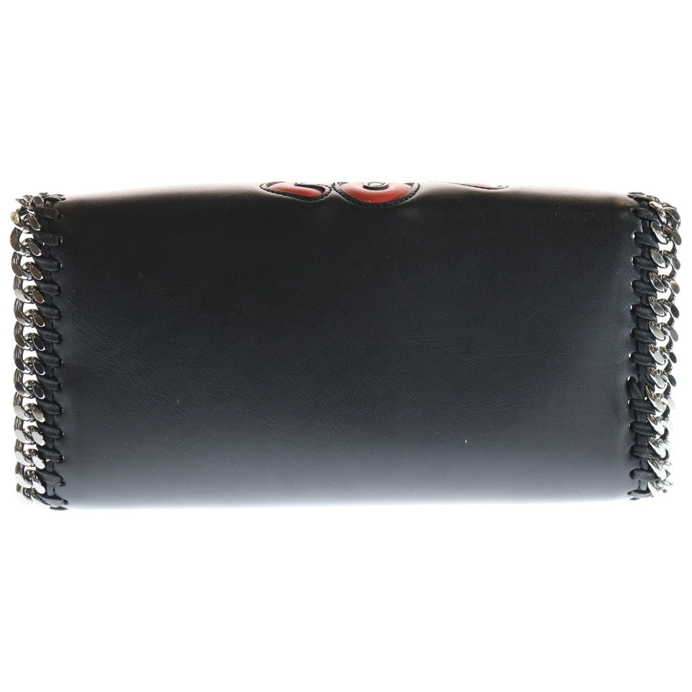 STELLA McCARTNEY(ステラマッカートニー) ファラベラボックス 2wayショルダーバッグ ハンドバッグ ALL IS LOVE ブラック レザー レディース