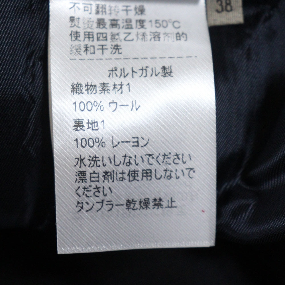 BOTTEGA VENETA(ボッテガヴェネタ) ウール ノータック スラックスパンツ ネイビー レディース EPBV-17-434