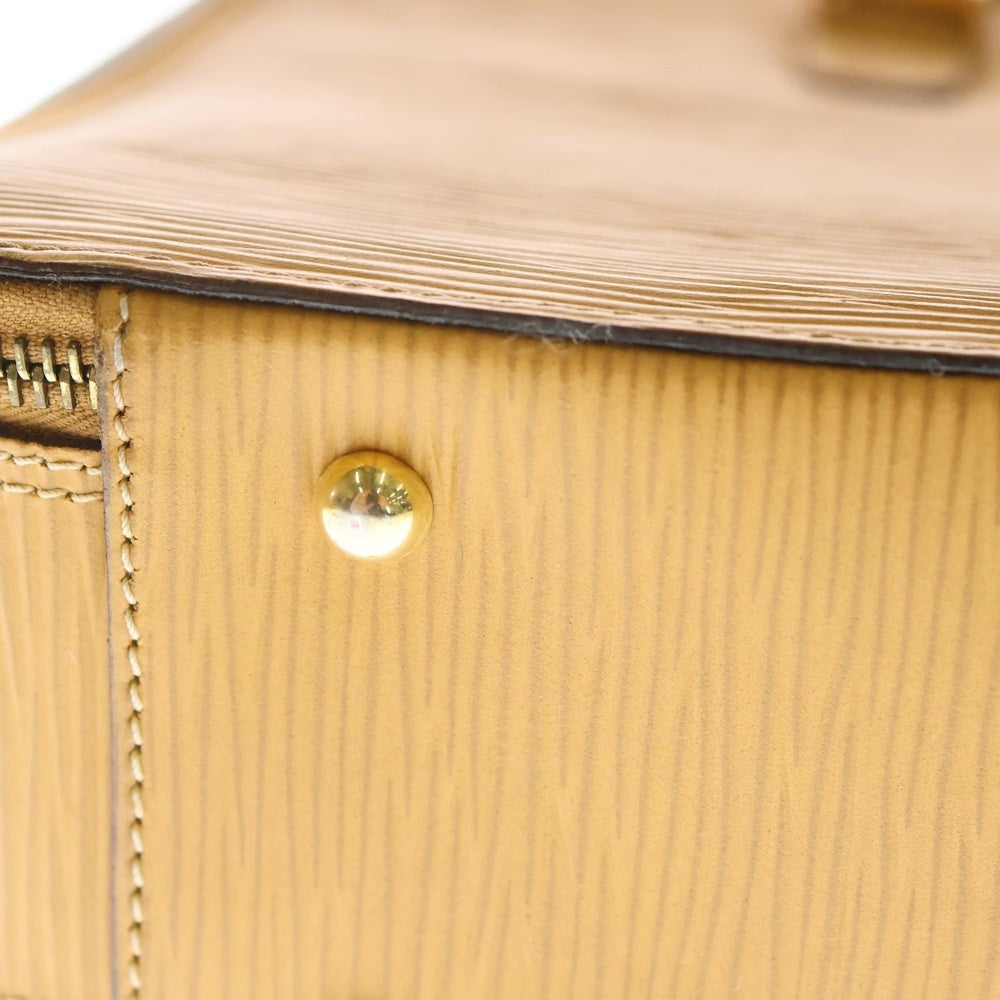 FENDI(フェンディ) 2WAYハンドバッグ ショルダーバッグ イエローブラウン レザー ゴールド金具 レディース