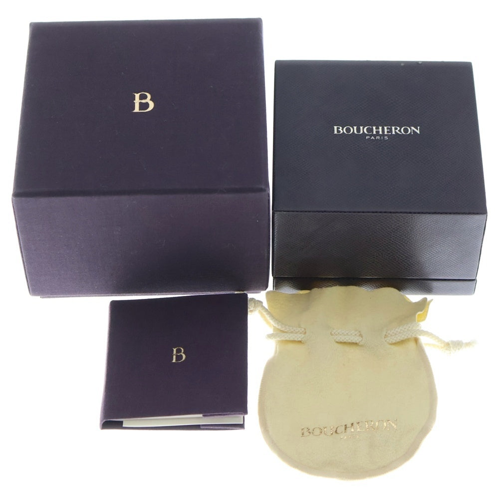 BOUCHERON(ブシュロン) キャトル ブラック シルクコード ネックレス K18 Au750 YG/WG/PG ゴールド レディース