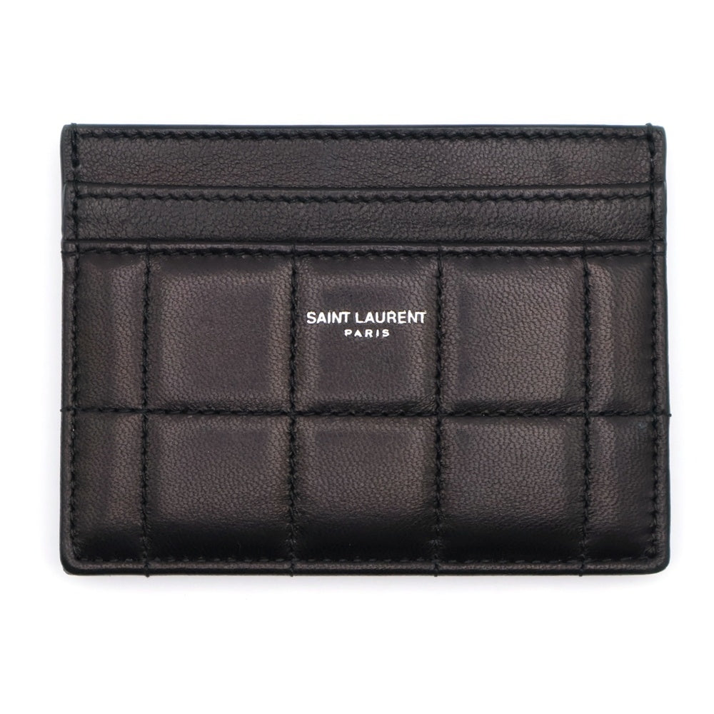 SAINT LAURENT PARIS(サンローランパリ) エンボスロゴ キルティング