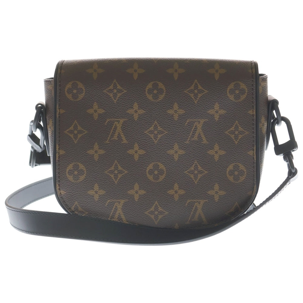 LOUIS VUITTON(ルイヴィトン) モノグラムマカサー モンスリメッセンジャーPM ブラウン PVCレザー ショルダーバッグ RFID M47060 レディース