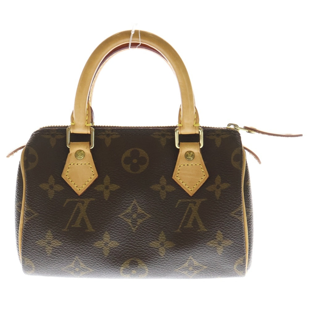 LOUIS VUITTON(ルイヴィトン) モノグラム ミニスピーディ ブラウン PVC ハンドバッグ M41534 レディース