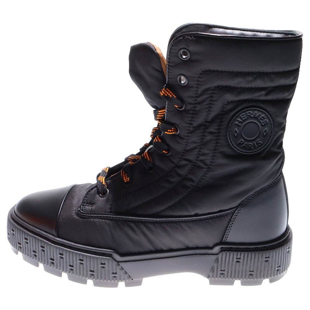 HERMES(エルメス) フレッシュ レザー ナイロン レースアップ