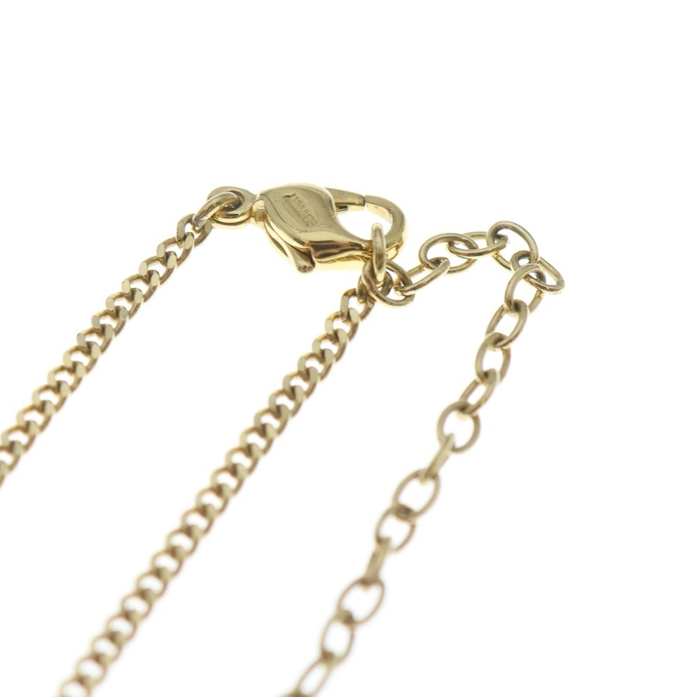 Christian Dior(クリスチャンディオール) CDハートネックレス ペンダント チェーン ゴールド GP レディース