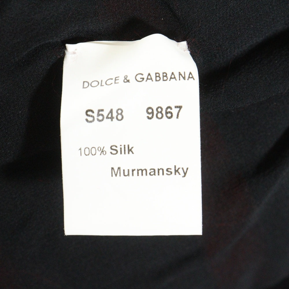 DOLCE & GABBANA(ドルチェアンドガッバーナ) ラクーンファー クロップド ショート ジャケット レッド レディース S548 9867