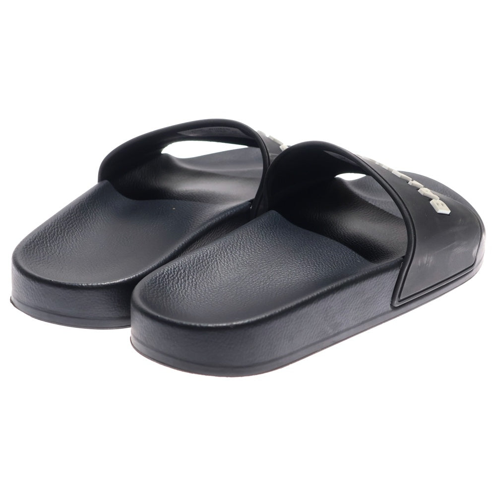 BALENCIAGA(バレンシアガ) POOL SLIDES プール スライド ラバーロゴ フラット シャワーサンダル ブラック レディース 565547