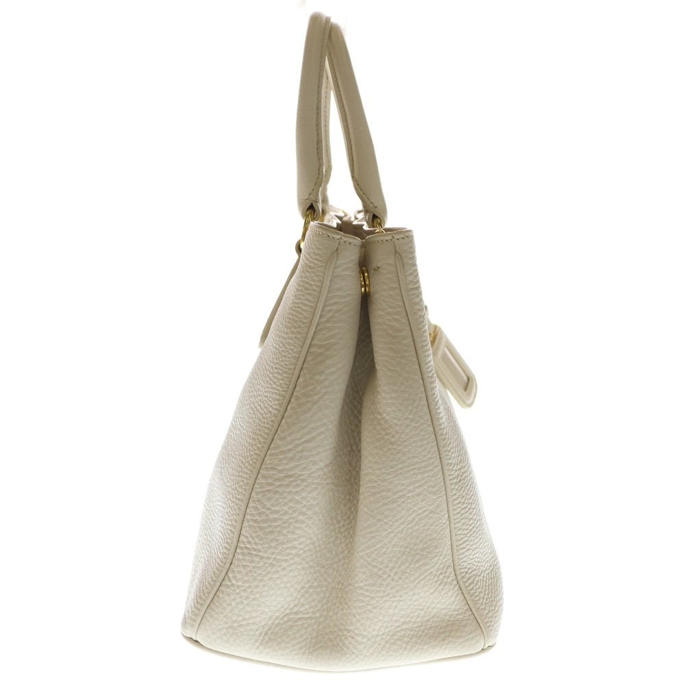 PRADA(プラダ) ヴィッテロダイノ 2WAY レザーハンドバッグ ショルダーバッグ ホワイト BN2579 レディース