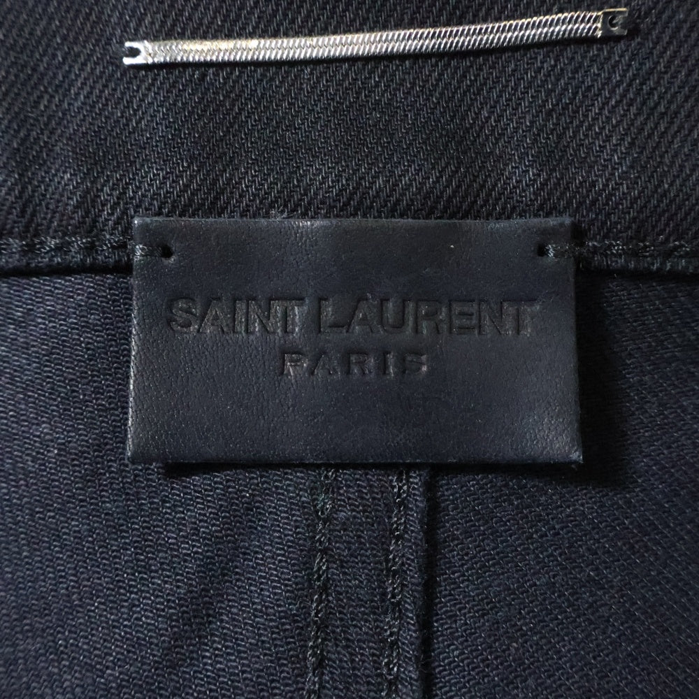 SAINT LAURENT PARIS(サンローランパリ) ストレッチ スリムスキニー デニムパンツ ジーンズ ブラック 527389