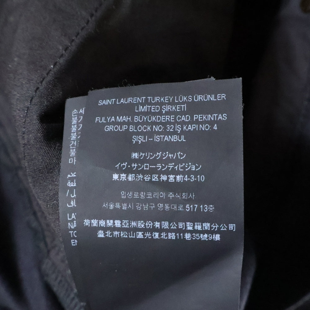 SAINT LAURENT PARIS(サンローランパリ) ストレッチ スリムスキニー デニムパンツ ジーンズ ブラック 527389