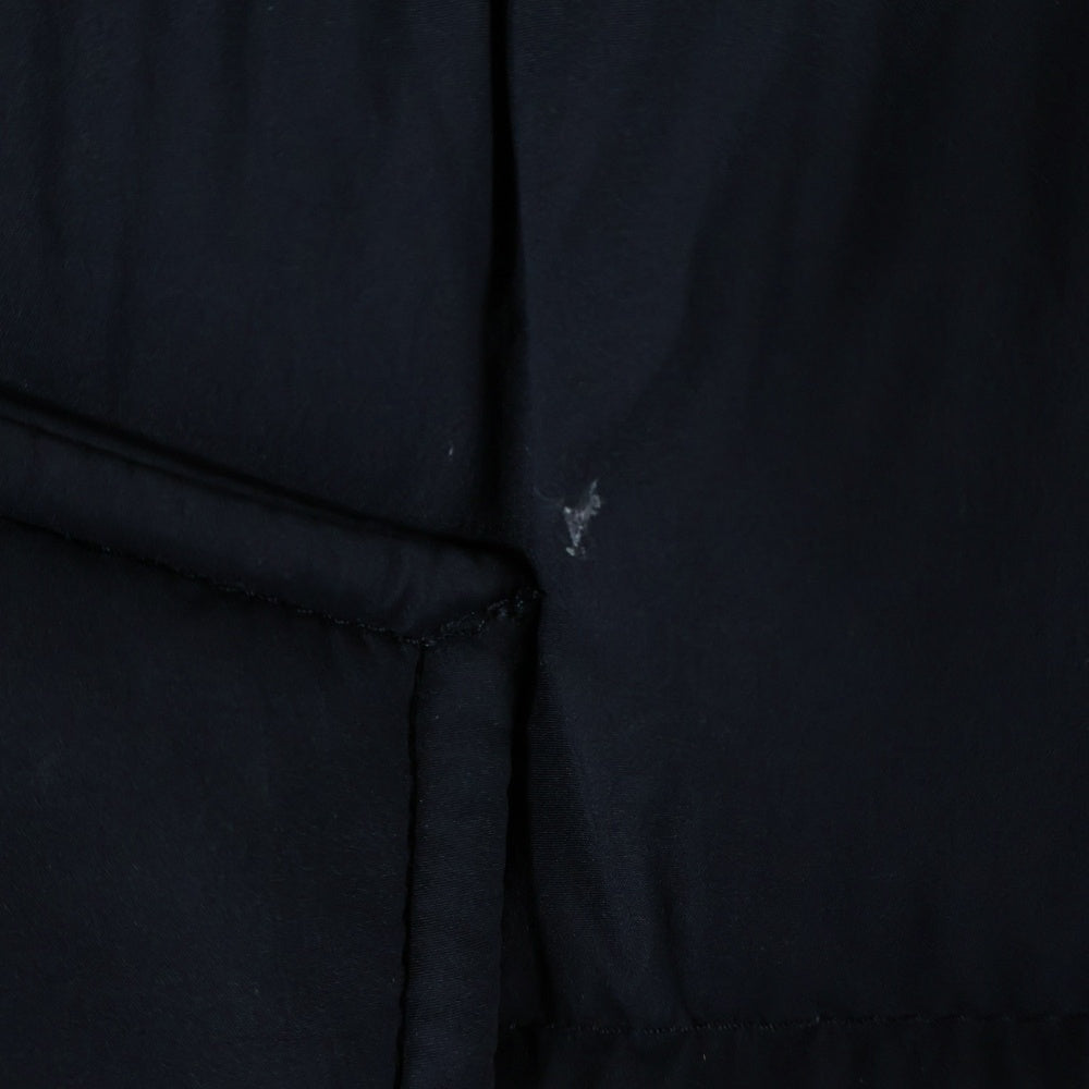 MONCLER(モンクレール) 18AW REIMS ランス レザーワッペンロゴ スタンドカラー ジップアップ ダウンジャケット ネイビー D20914135195 53132 レディース