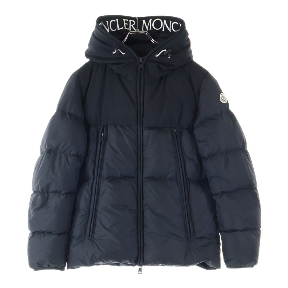 MONCLER(モンクレール) 18AW MONTCLAR モンクラー ワッペン ロゴ刺繍 フーデッド ジップアップ ダウンジャケット ブラック D20914132085 68352