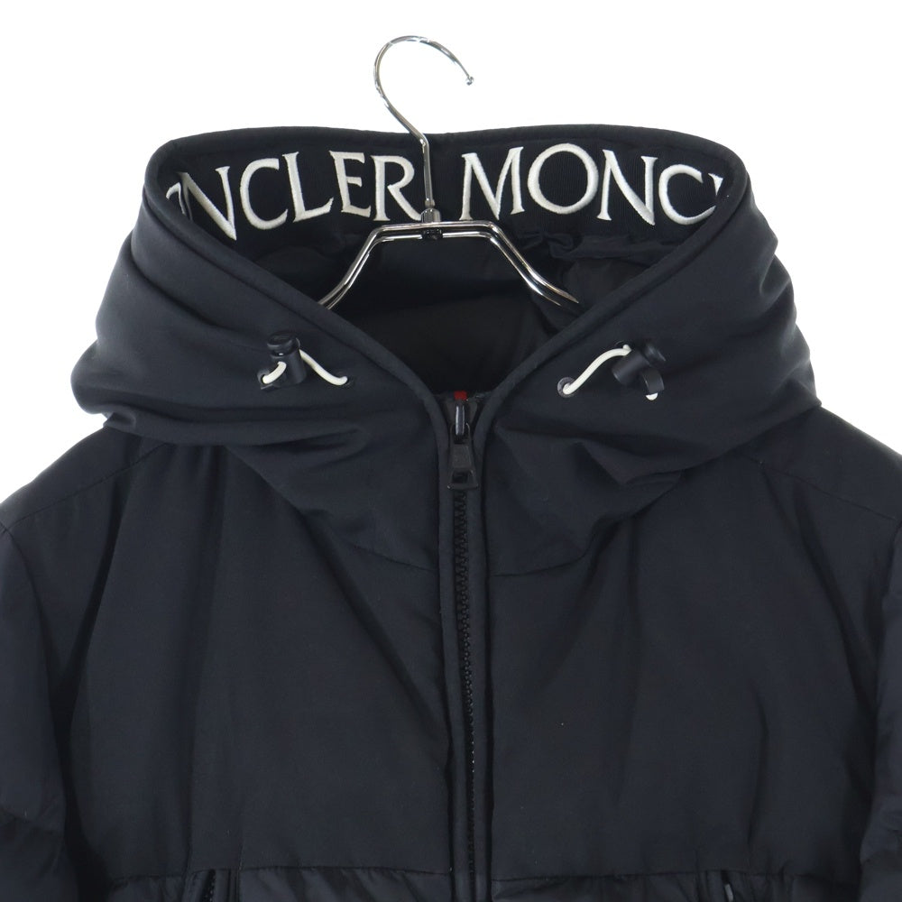 MONCLER(モンクレール) 18AW MONTCLAR モンクラー ワッペン ロゴ刺繍 フーデッド ジップアップ ダウンジャケット ブラック D20914132085 68352