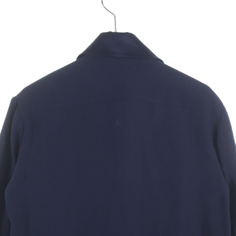CHANEL(シャネル) ココマークボタンシルク プルオーバー 長袖シャツ ブラウス ネイビー レディース 26009