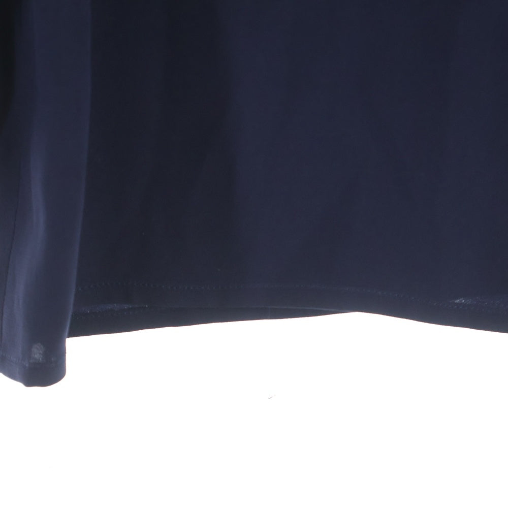 CHANEL(シャネル) ココマークボタンシルク プルオーバー 長袖シャツ ブラウス ネイビー レディース 26009