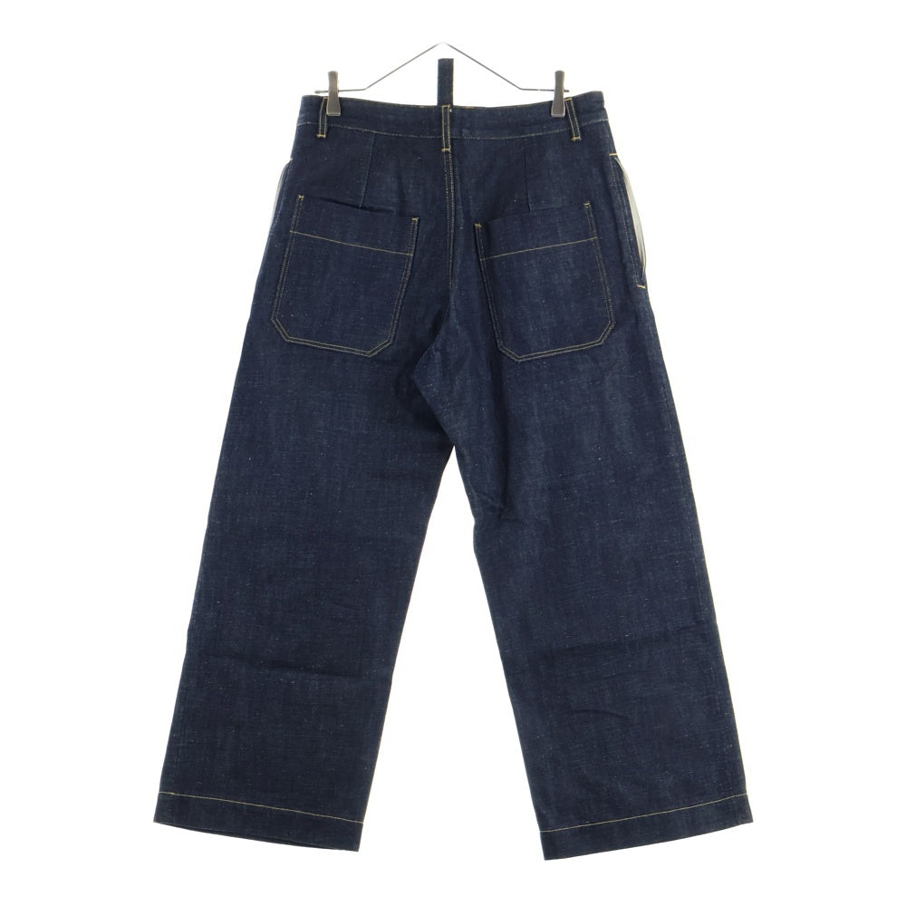 STUDIO NICHOLSON(スタジオニコルソン) PYAD セルビッチ ワイドストレート デニムパンツ ジーンズ インディゴ SNM-029