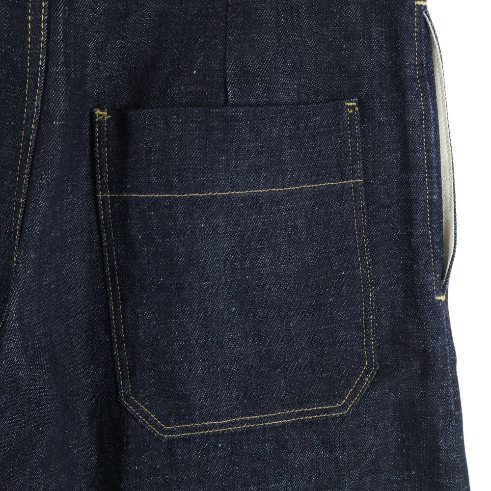 STUDIO NICHOLSON(スタジオニコルソン) PYAD セルビッチ ワイドストレート デニムパンツ ジーンズ インディゴ SNM-029