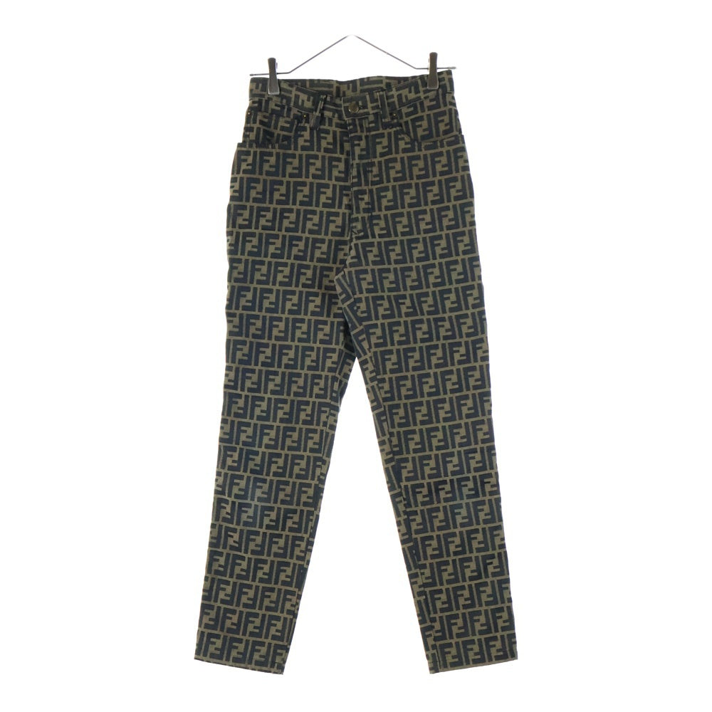 FENDI(フェンディ) ズッカ総柄ジャガード テーパードパンツ ジーンズ