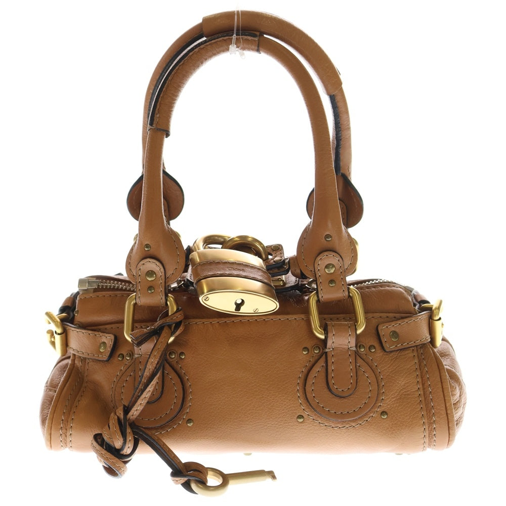 Chloe(クロエ) ミニパディントン レザー ハンドバッグ ブラウン